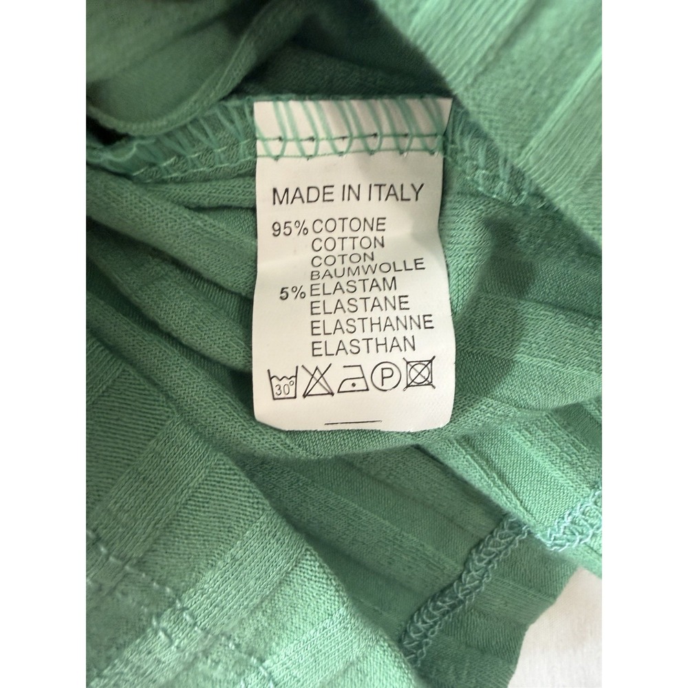 Sorelle UK 3 Piece Ribbed Set Green Crop Top Cardigan Pants Set S NWT - Picture 11 of 11